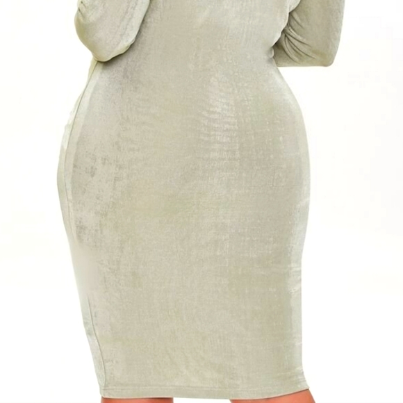 Forever 21 Plus Size Ruched Shirt Dress - Picture 2 of 4